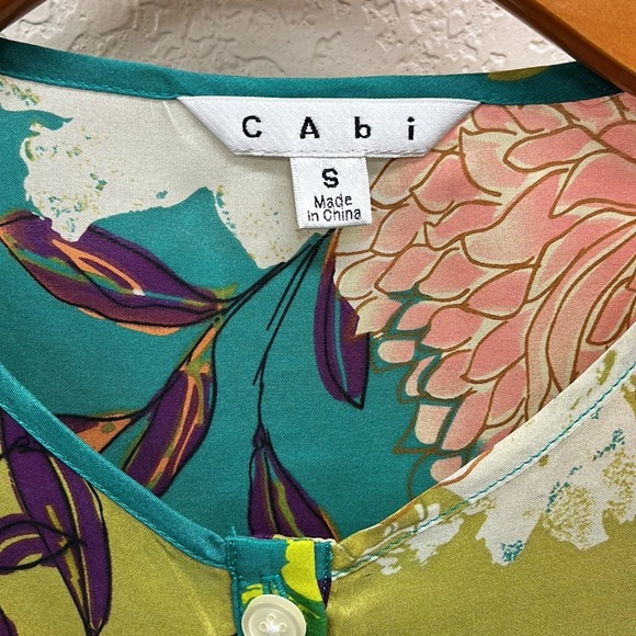 CAbi Poetry Silk Tunic S - Picture 4 of 7